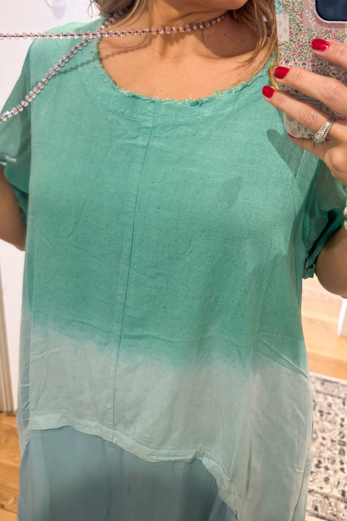 Sun-Washed Outing Dress - Aqua