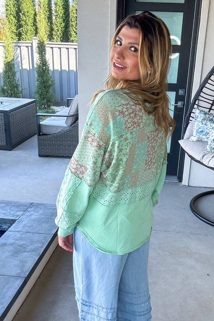 Ruffle Bottom Jeans - Lt. Denim