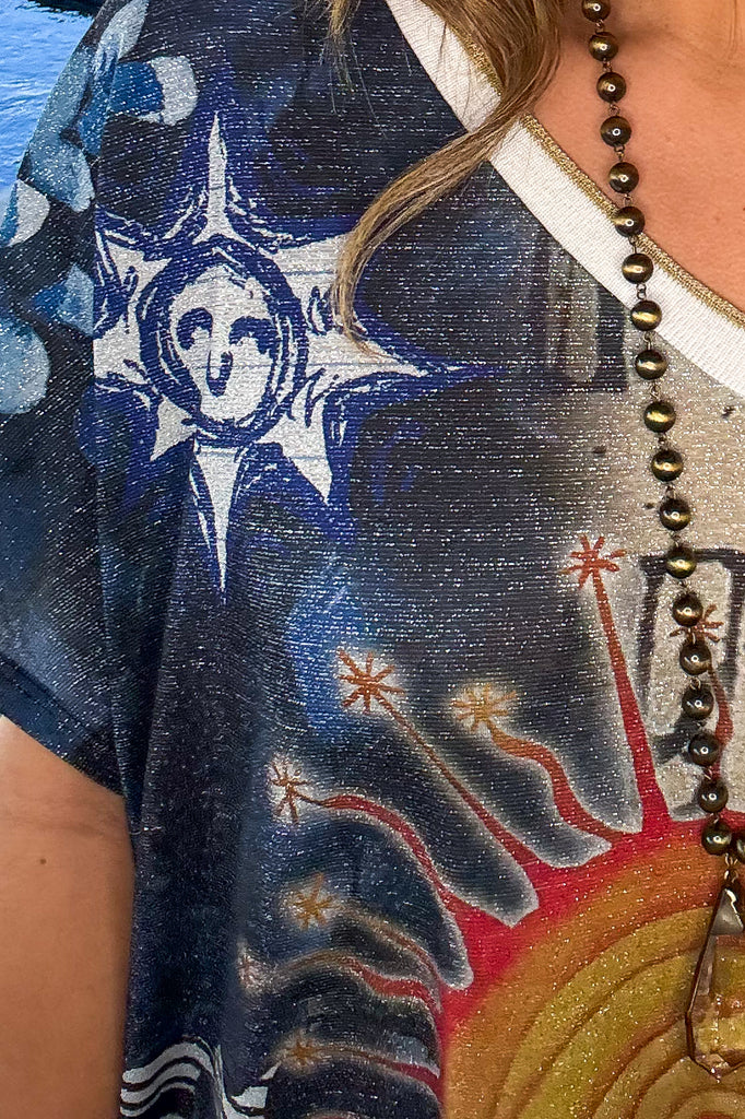 Sole d’Arte Italian Oversized Midi Dress - Made in Italy - MIDI