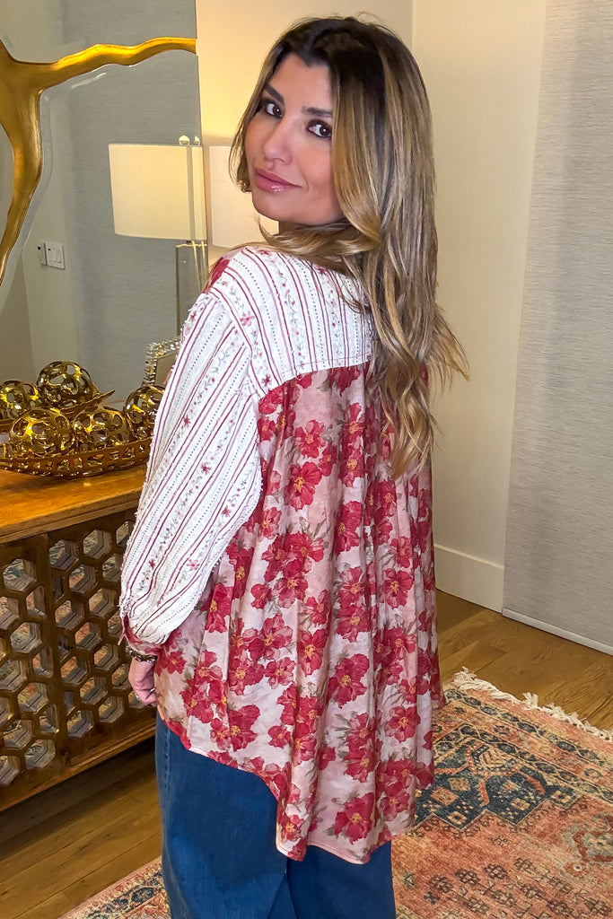 Canyon Rose Blouse Schaket - Ruby