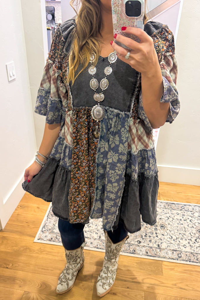 Ready As You Are Tunic/Dress - Black