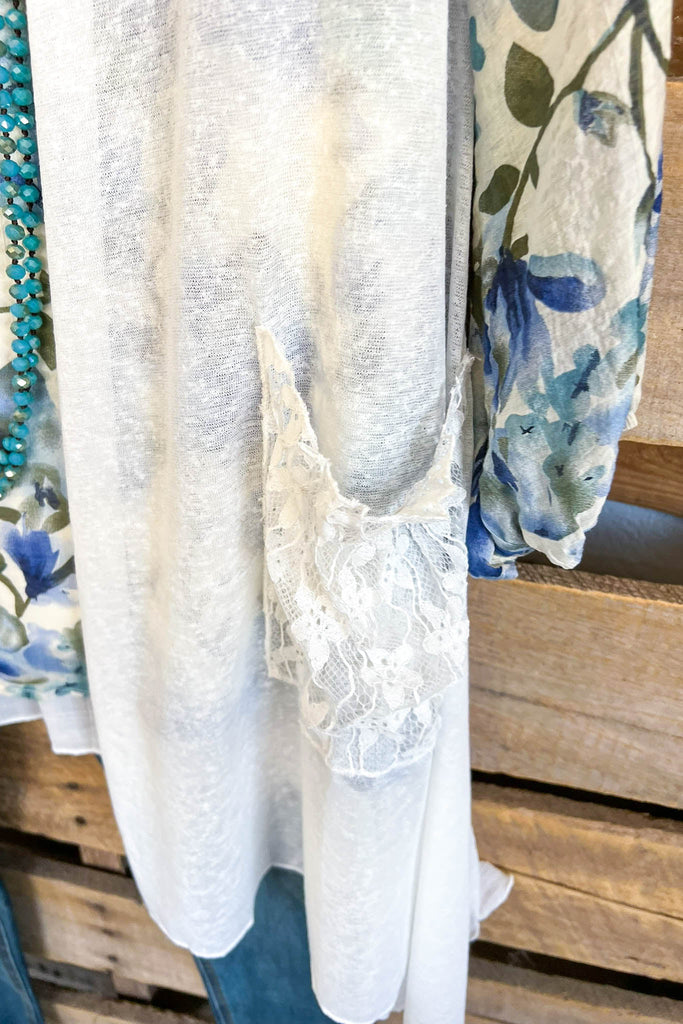 Thinking Twice Vest - White - SALE