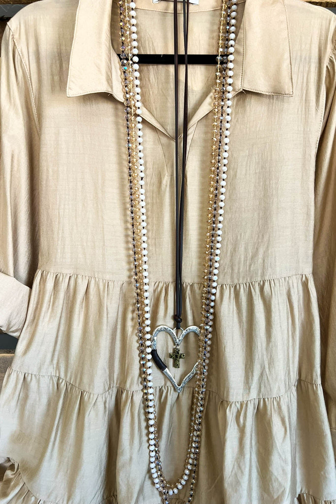 AHB EXCLUSIVE: The Look Of Success Tunic - Taupe