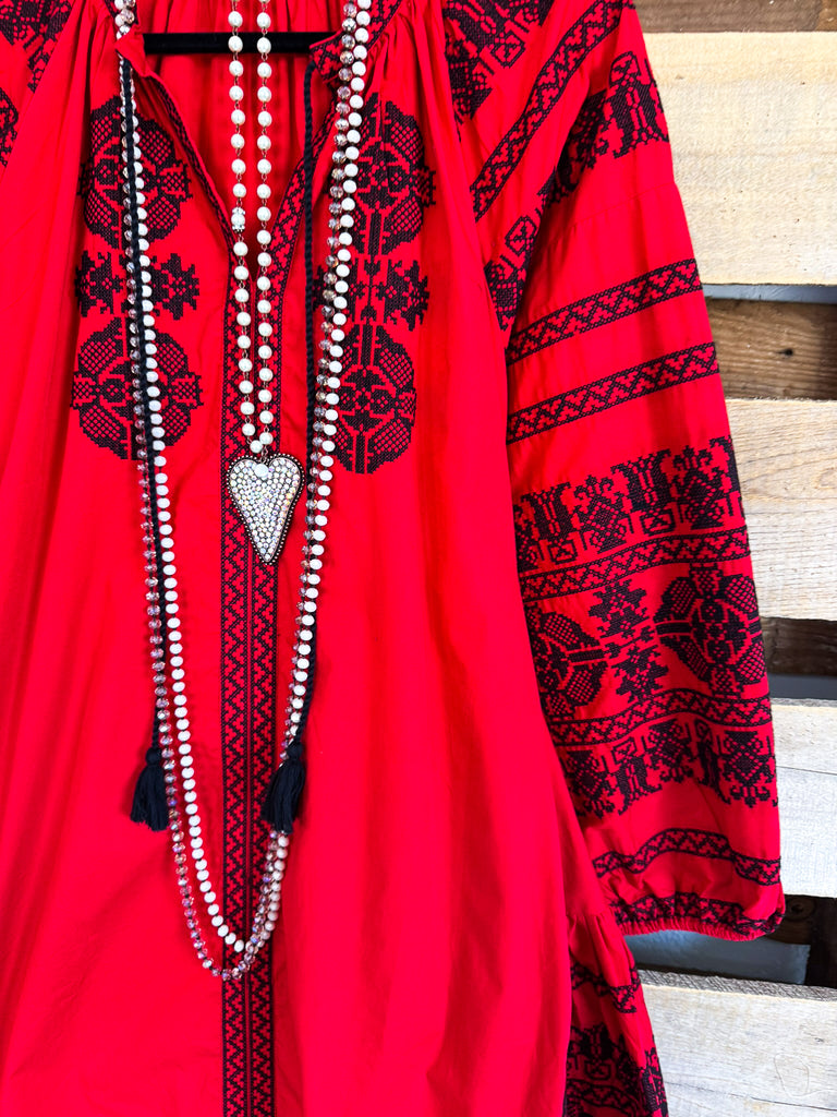 AHB EXCLUSIVE: Love For Fashion Dress - Red