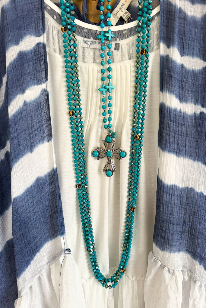 Desiring Relaxation Kimono - Navy - SALE