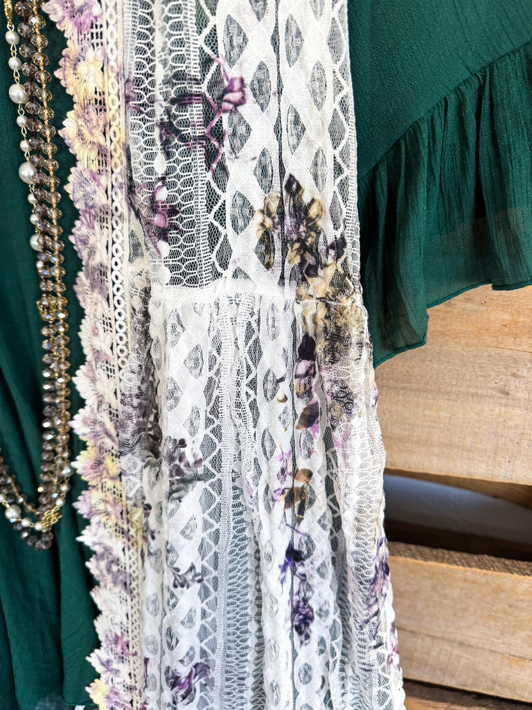 AHB EXCLUSIVE: Brighten My Day Vest - Ivory/Yellow.