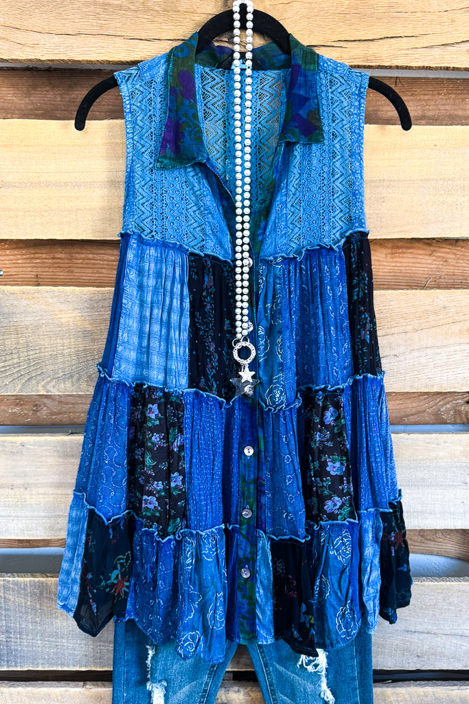 Antique Sweetness Tunic - Blue