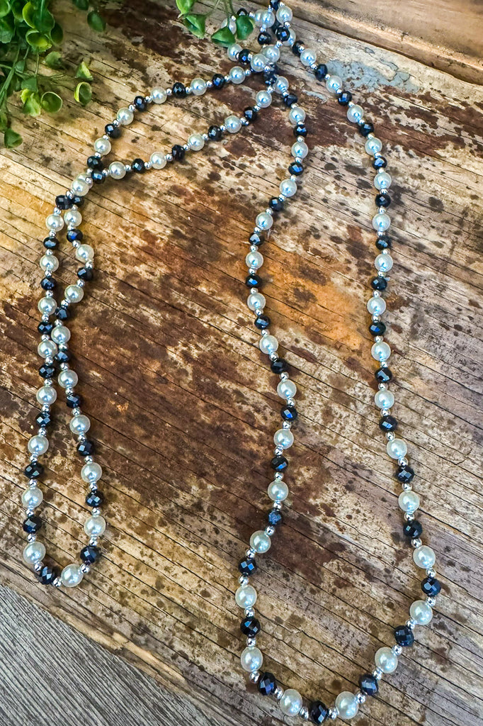 Just As Classic Pear Necklace - Graphite