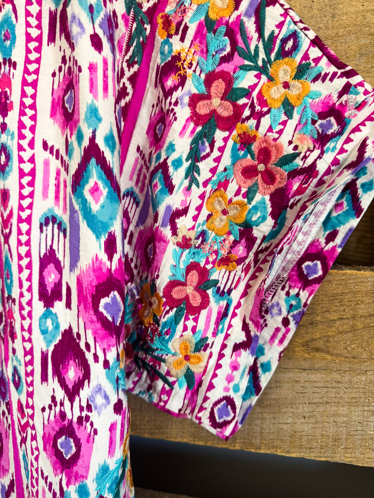 Go With The Flow Top - Magenta