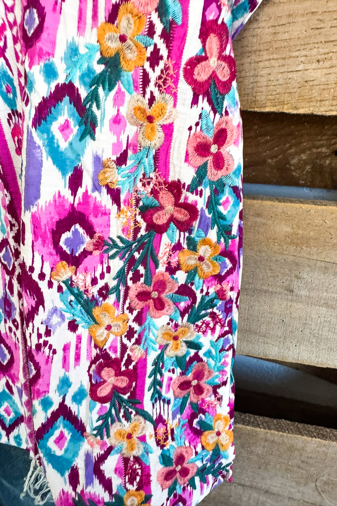 Go With The Flow Top - Magenta