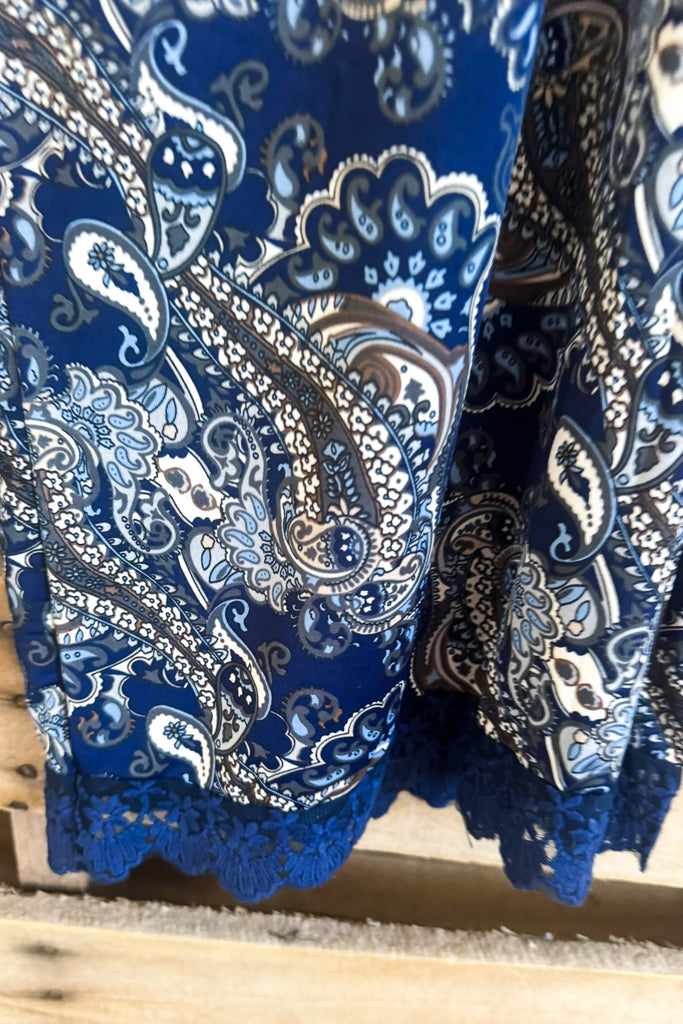 Move Freely Loose Fit Capris - Blue