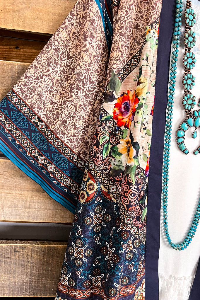 Breaking The Rules Kimono - Teal