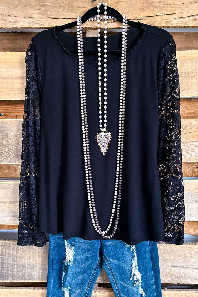 Compassionate Freedom Top - Black - SALE