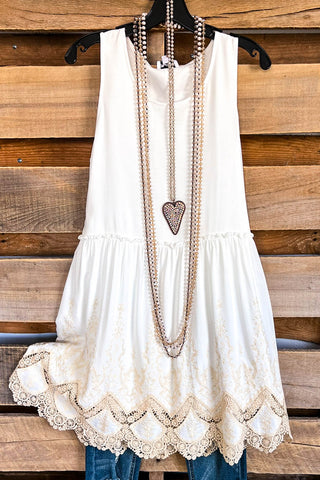 AHB EXCLUSIVE: Embracing Love Lace Cardigan - Beige/Leopard Rose