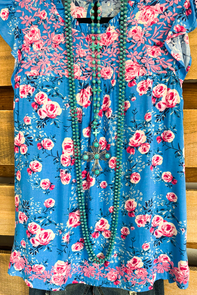 Divine Charm Top - Navy