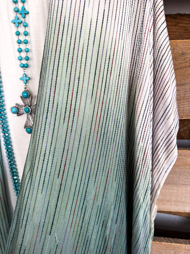 Crystal Secrets Kimono - Sage