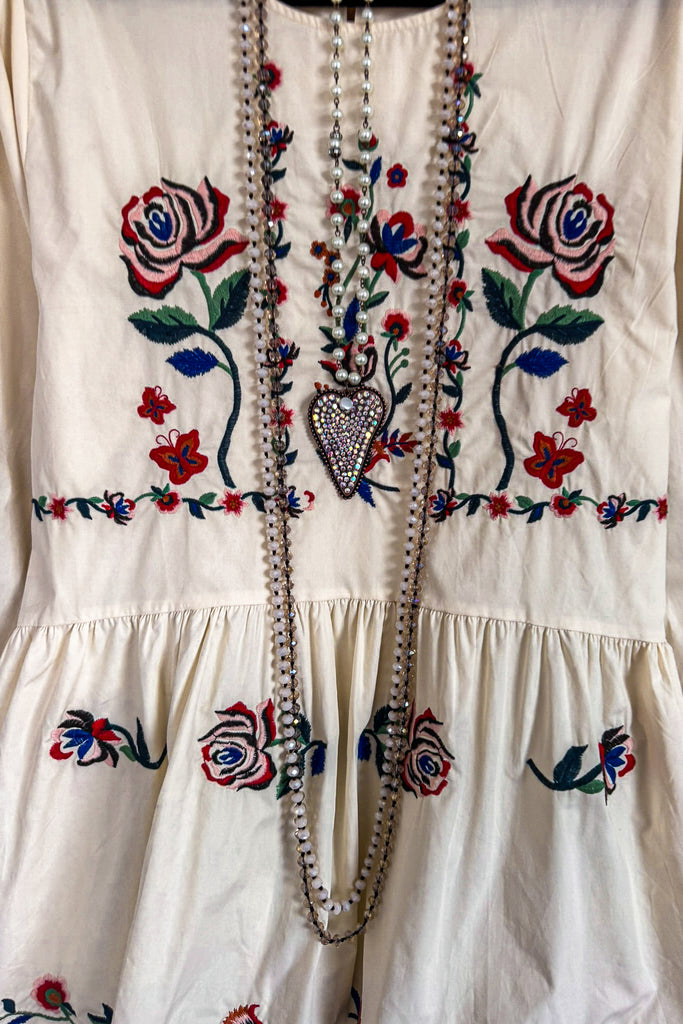 Minute in Time Tunic/Dress - Beige