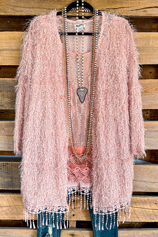 AHB EXCLUSIVE: Embracing Love Lace Cardigan - Beige/Leopard Rose