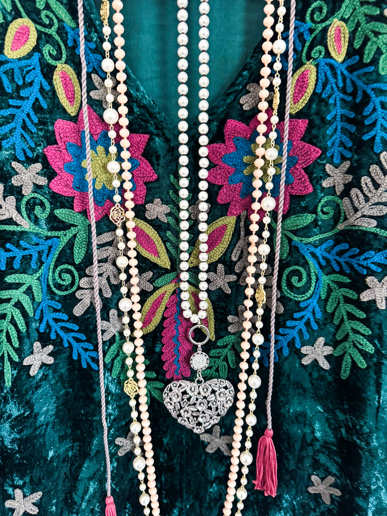 AHB EXCLUSIVE:Headed To Brunch Velvet Tunic - Olive