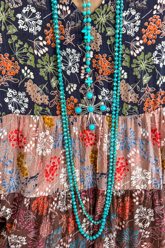 Unforgettable Moment Tunic/Dress - Navy (Size 12-16)