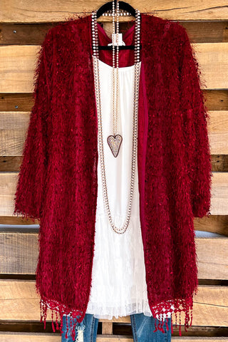 AHB EXCLUSIVE: Embracing Love Lace Cardigan - Beige/Leopard Rose