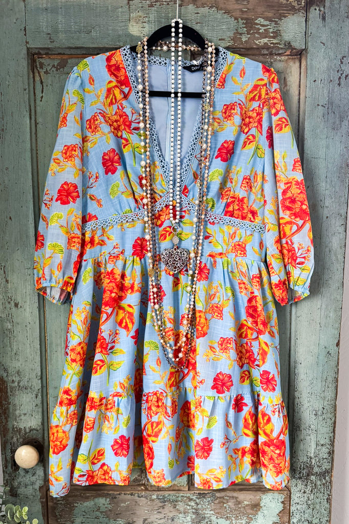 Promises Kept Dress - Blue