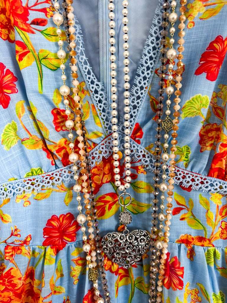 Promises Kept Dress - Blue