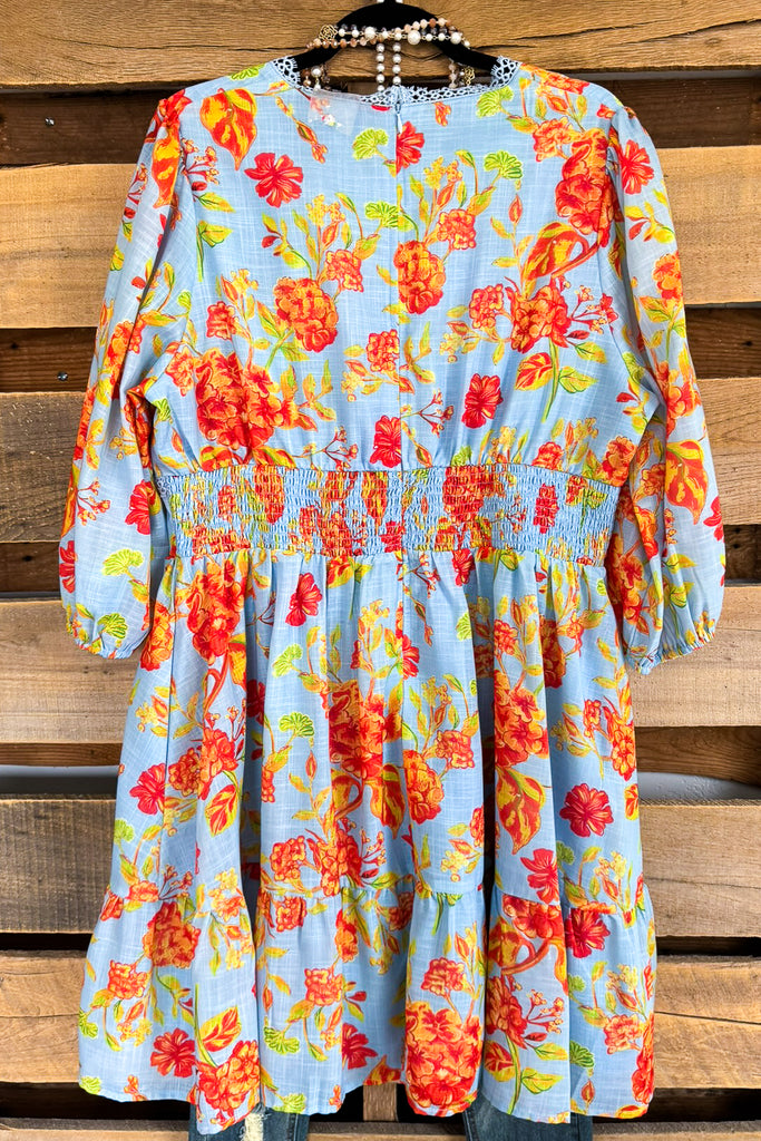 Promises Kept Dress - Blue