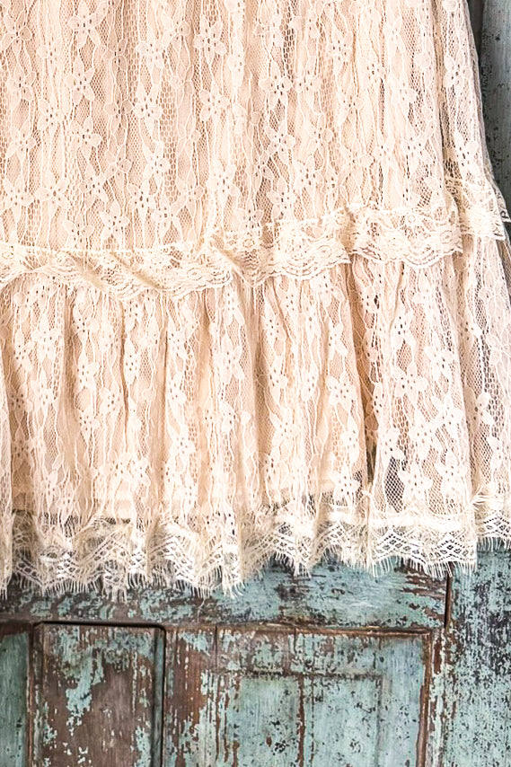 Flowing With Love Skirt - Beige