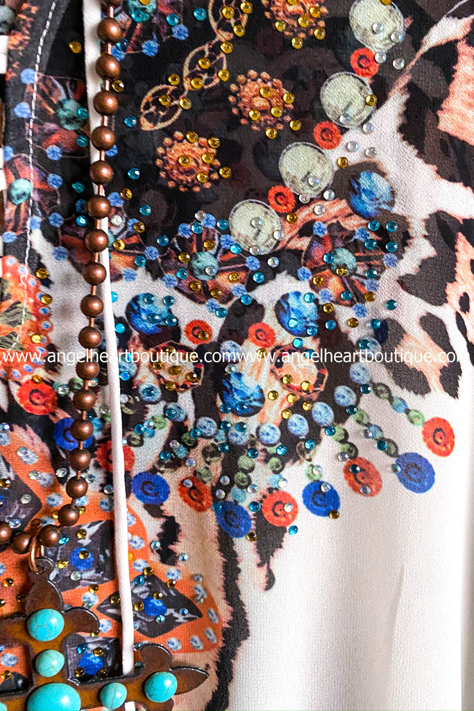 AHB EXCLUSIVE: Wild Thing Kaftan - Ivory