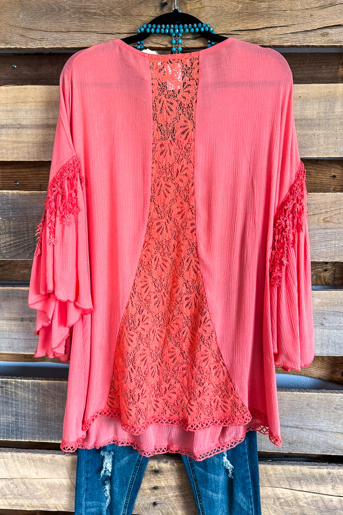 The Best Part Tunic - Peach