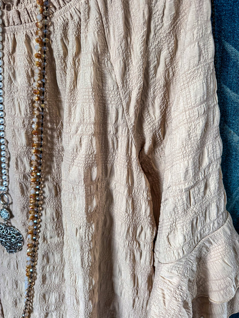 Taking Your Time Oversized Tunic - Beige