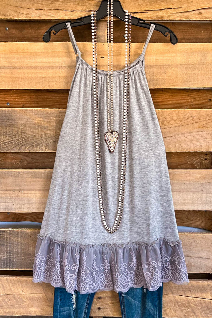 Slip On Dress - Grey - SALE