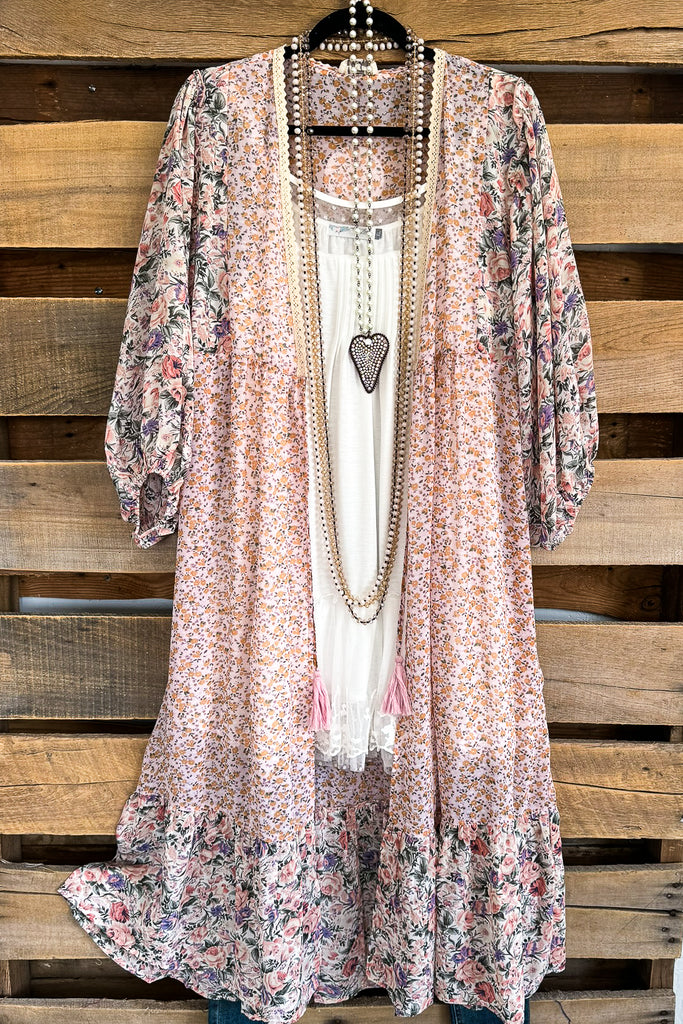 Always Blushing Cardigan - Blush Mix