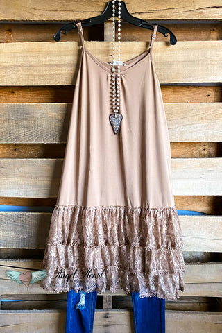 AHB EXCLUSIVE: Embracing Love Lace Cardigan - Beige/Leopard Rose