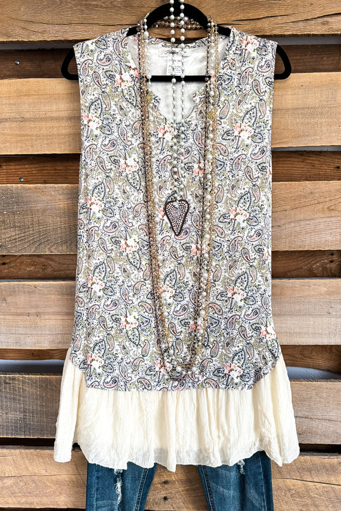 All I Ask Tunic/Dress - Multi-Beige