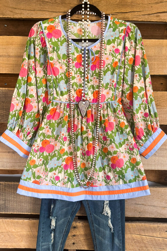 Marigold Dreams Top - Marigold - 100% COTTON