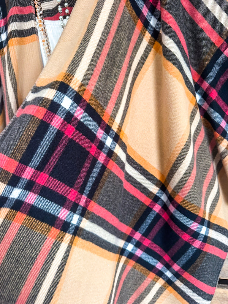 Simple Secrets Poncho - Mocha