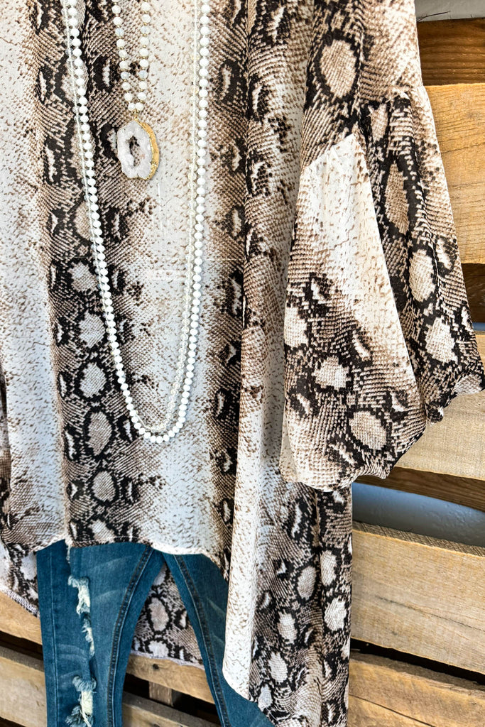 Finally Here Tunic - Taupe - SALE