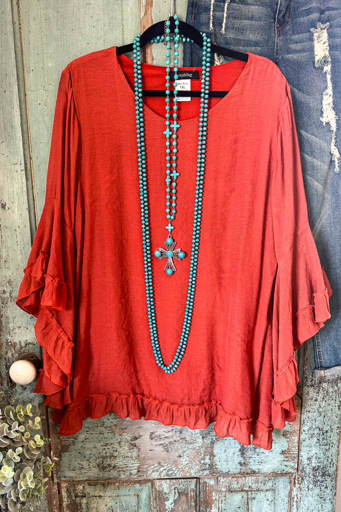 Good Grace Tunic - Rust