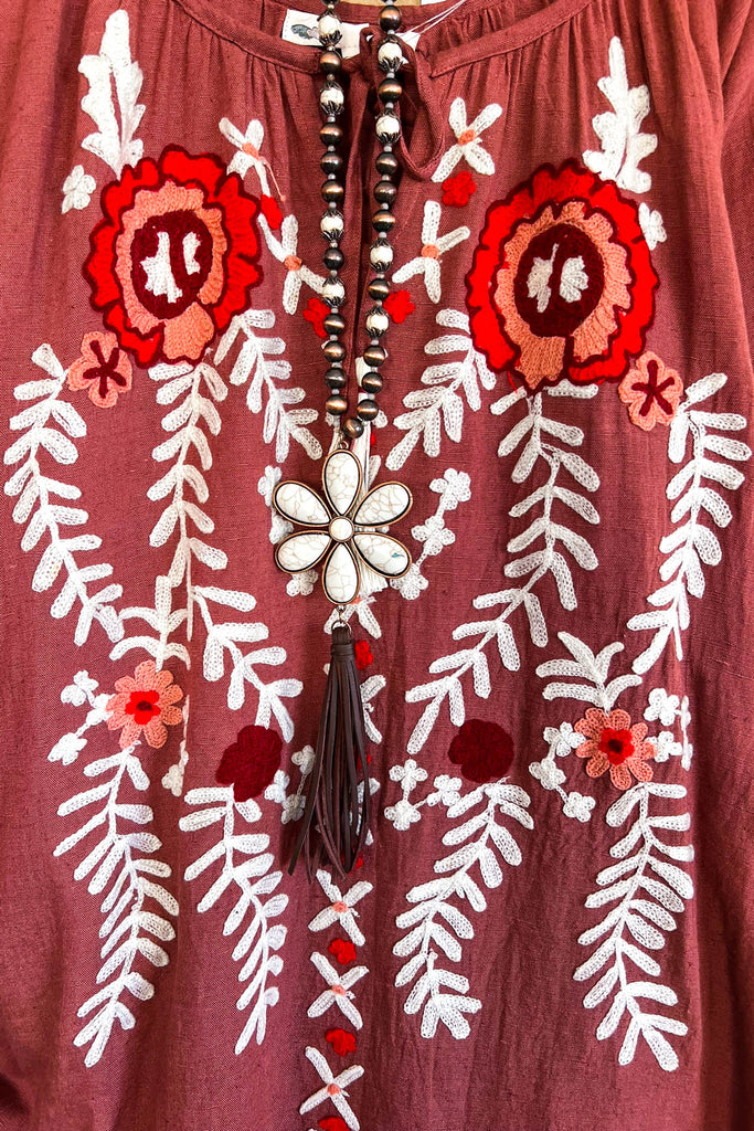 AHB EXCLUSIVE: Authentic Affection Tunic - Rust