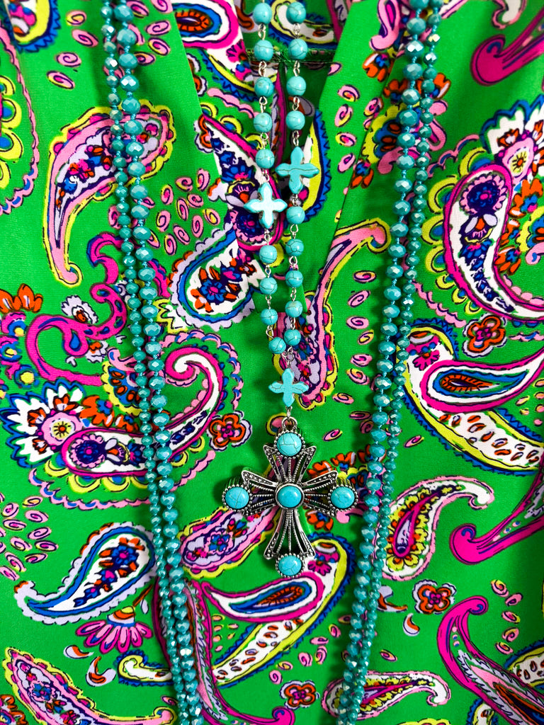 Dazed By The Sun Top - Green - SALE