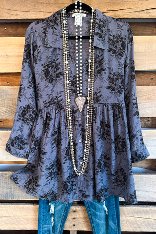 Extender: Slip on Tank/Tunic - Antique Blue
