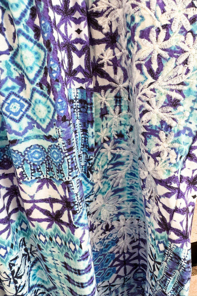 Hazy Mornings Top - Aqua