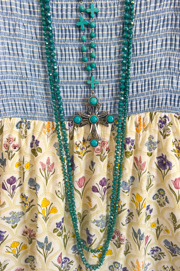 Wildflower Avenue Maxi Dress -Yellow - 100% COTTON