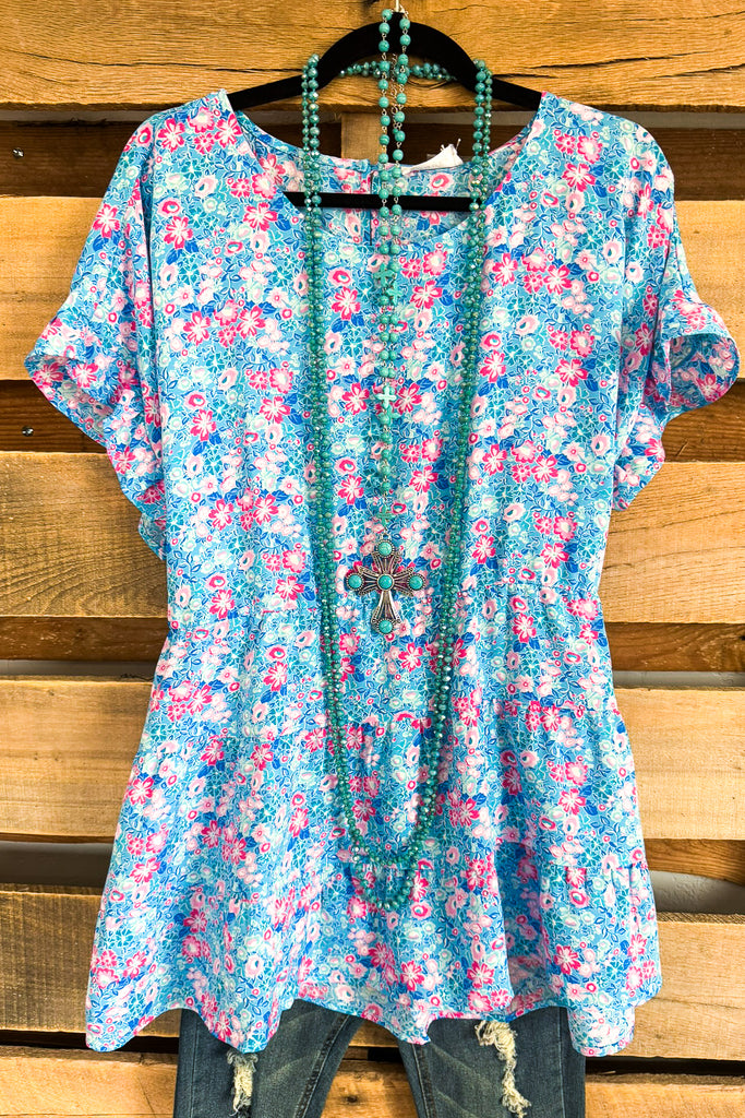 Impressively Sweet Tunic - Blue