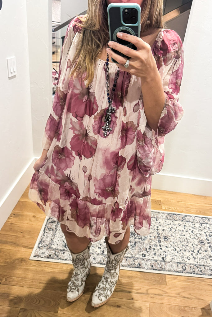 La Dolce Vita Italian Silk Dress - Made in Italy