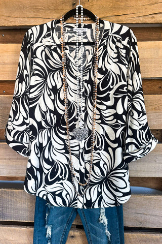 Brilliantly Sharp Tunic - Blue - 100% COTTON