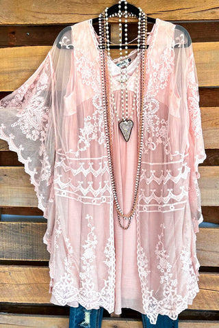 AHB EXCLUSIVE: Embracing Love Lace Cardigan - Beige/Leopard Rose