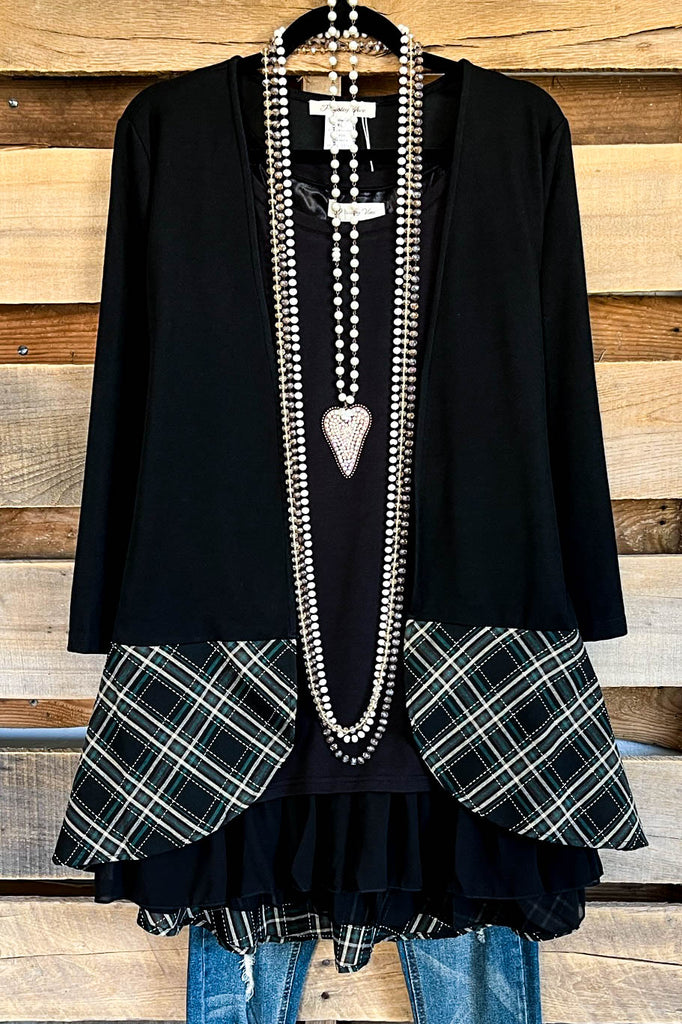 Relaxing Right Cardigan - Black - SALE